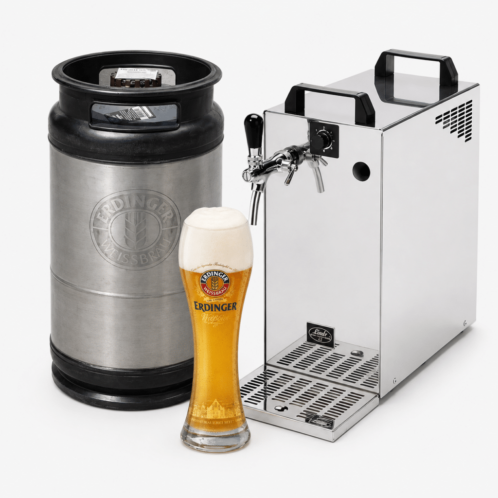 Fadølsanlæg + 20 ltr. Erdinger Hefe Weissbier
