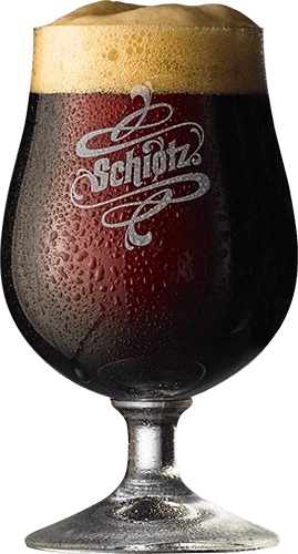 Øl i et stilfuldt glas