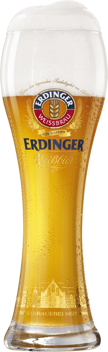 Øl i et stilfuldt glas