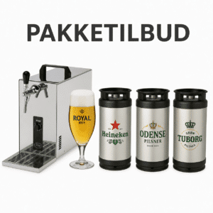 Fadølsanlæg + 20 ltr. Odense pilsner