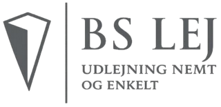 Logo for udlejningsfirma BS LEJ