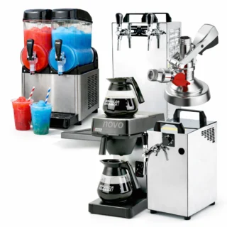 Fadøl, kaffe og slushice